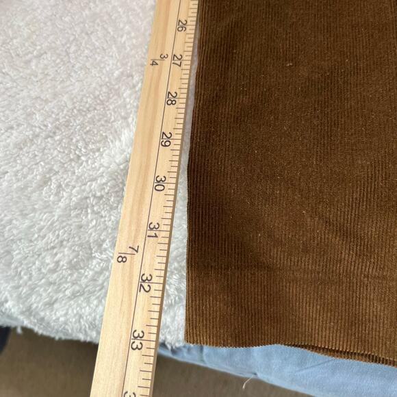 Land’s End Men’s Corduroy Pants Sz 40/33 Traditional Fit Brown Straight - Picture 8 of 8